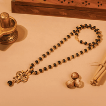 Original Shiv Trishul Karungali Mala (Gold)