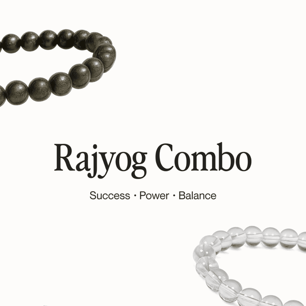 Rajyog Combo - Clear Quartz + Pyrite