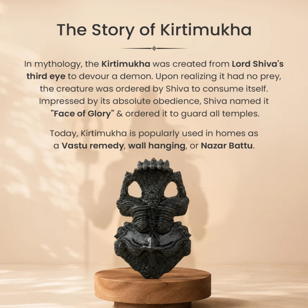 Kirtimukha Black Tourmaline Protection Kavach