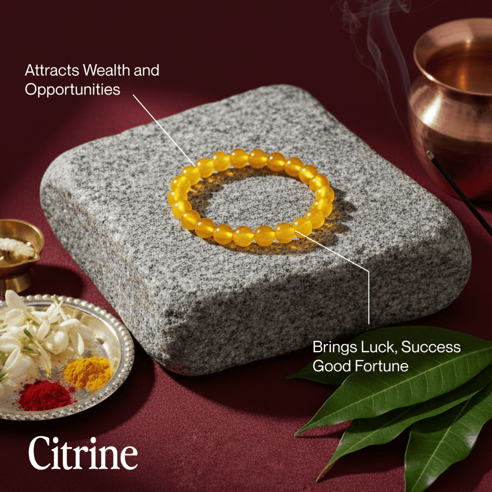 Dhan Lakshmi Combo - Citrine + Green Aventurine Secondary image