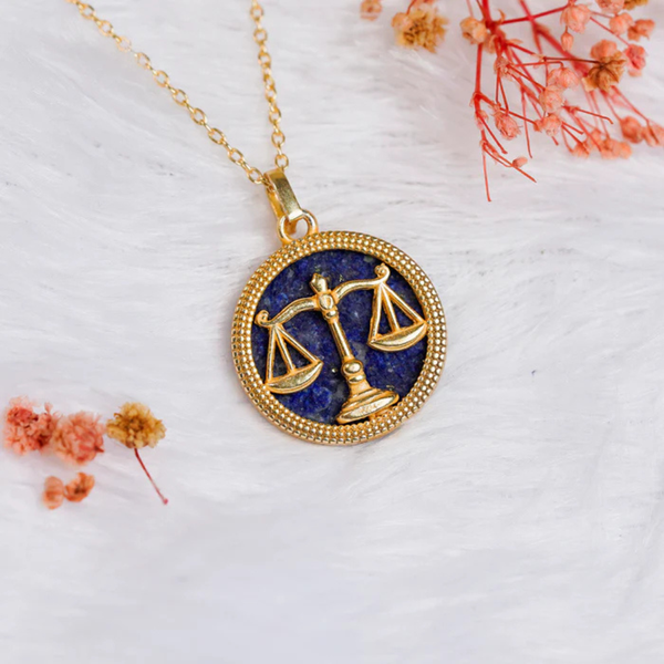Libra Lapis Lazuli Pendant