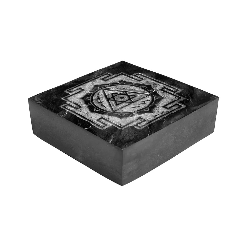 Shaligram Lakshmi Ganesh Yantra – Handmade, for Puja