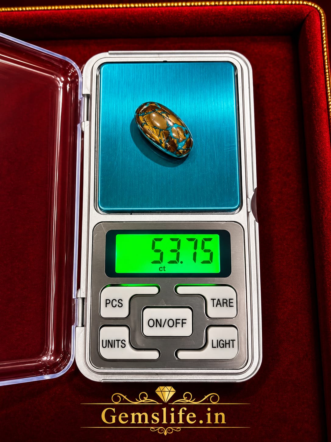 Turquoise (Firoza) – 53.75 Carat