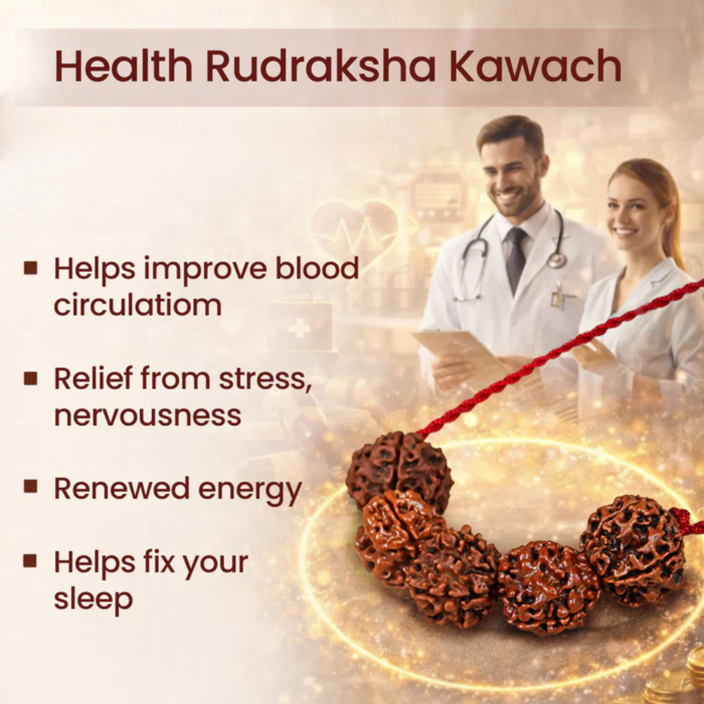 Arogya Raksha Kavach – 3 Mukhi Rudraksha