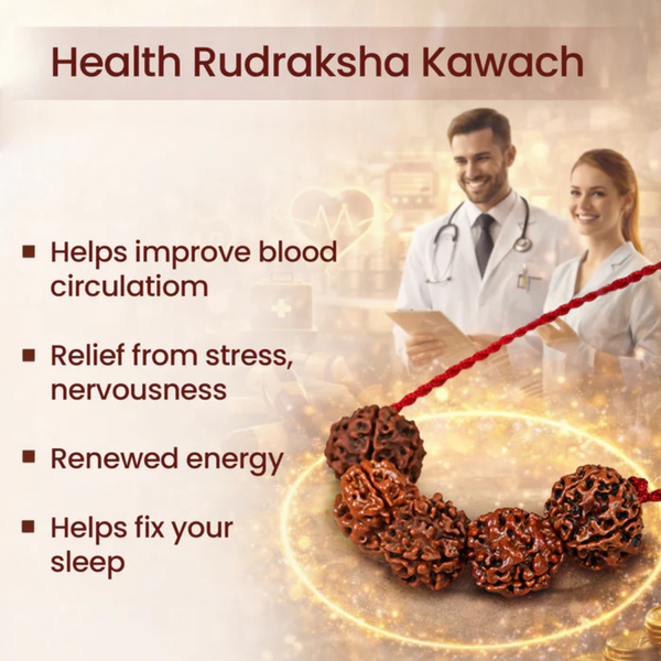 Arogya Raksha Kavach – 3 Mukhi Rudraksha