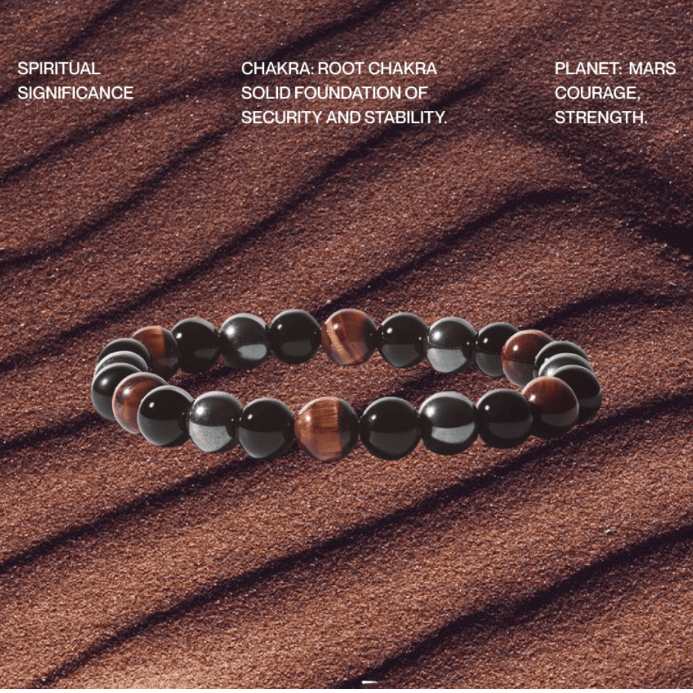 Triple Protection Bracelet | Grounding, Courage & Shielding Secondary image