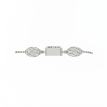 Trishul Charm Silver Bracelet