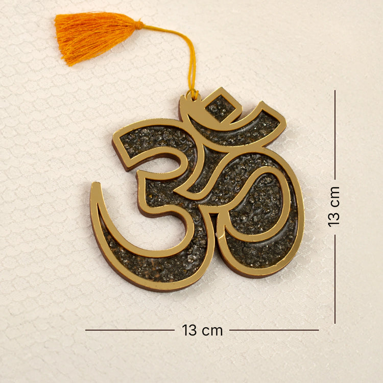 Pyrite Om Shanti Vastu Blessing Secondary image