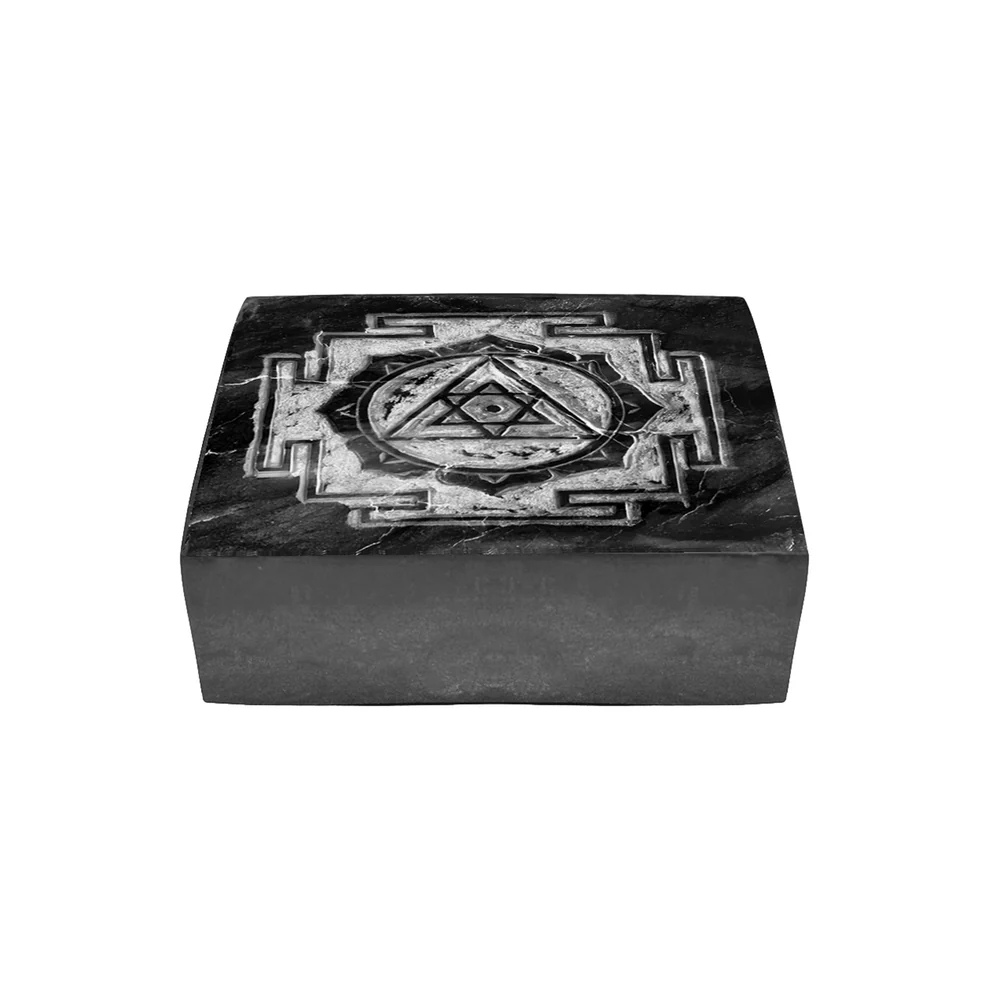 Shaligram Lakshmi Ganesh Yantra – Handmade, for Puja