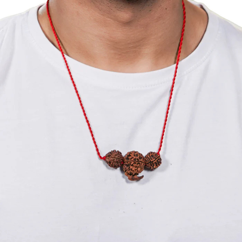 Dhan Laxmi Ganesh Kavach – 7 Mukhi + Ganesh Rudraksha