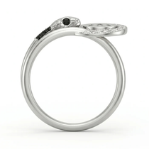 Om Halo Silver Ring