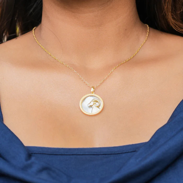 Aries Pendant for Courage and Patience