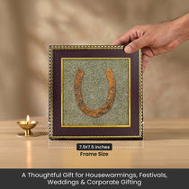 Ghode Ki Naal on Raw Pyrite Frame