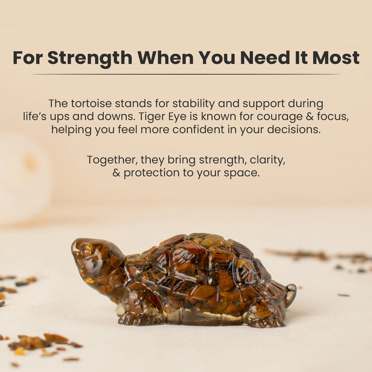 Vastu Tiger Eye Tortoise (Kachhua) Secondary image