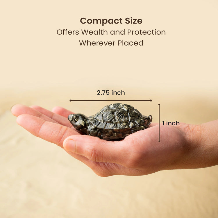 Vastu Pyrite Tortoise (Pack of 2)