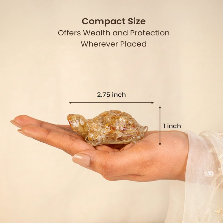 Vastu Citrine Tortoise (Kachhua)