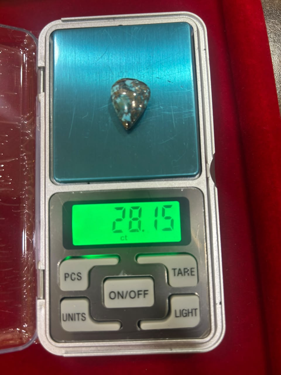 Turquoise (Firoza) – 28.15 Carat