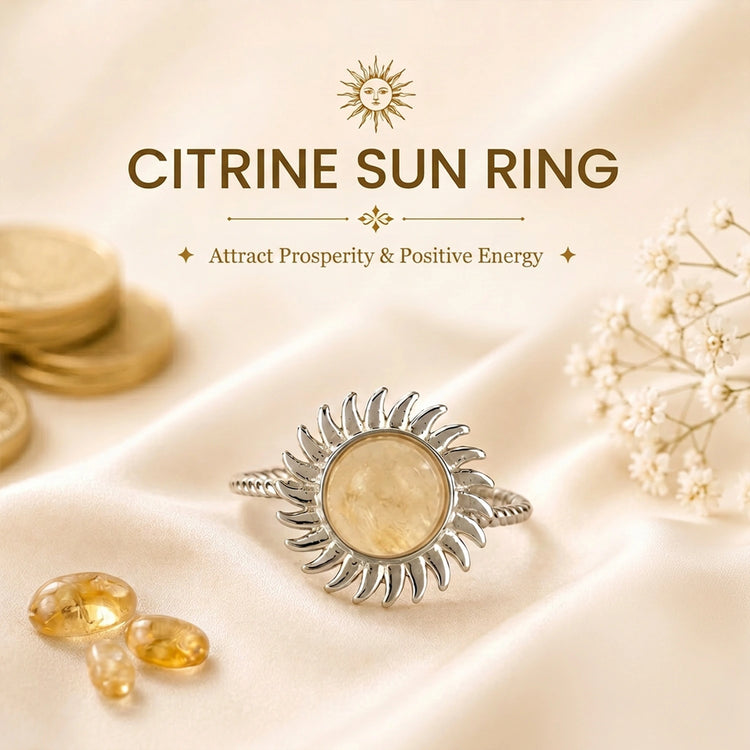 Citrine Sun Ring Main image