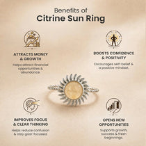 Citrine Sun Ring