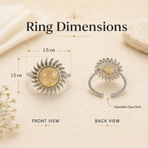 Citrine Sun Ring