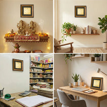 Grah Shanti Yantra with Black Tourmaline Frame