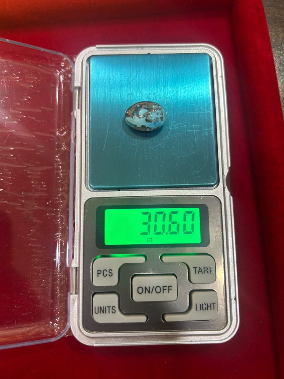 Turquoise (Firoza) – 30.60 Carat