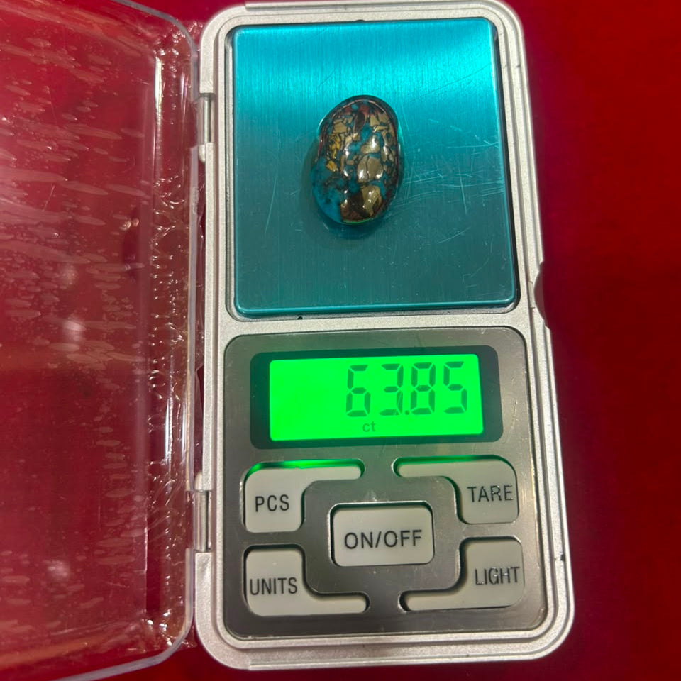 Turquoise (Firoza) – 63.85 Carat