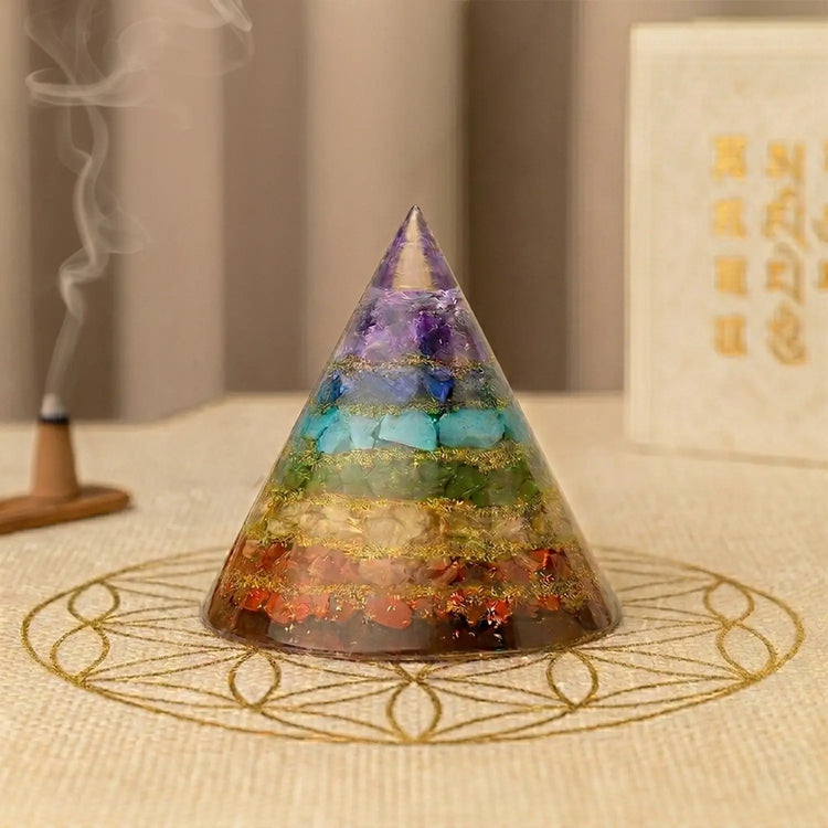 7 Chakra Conical Pyramid Main image